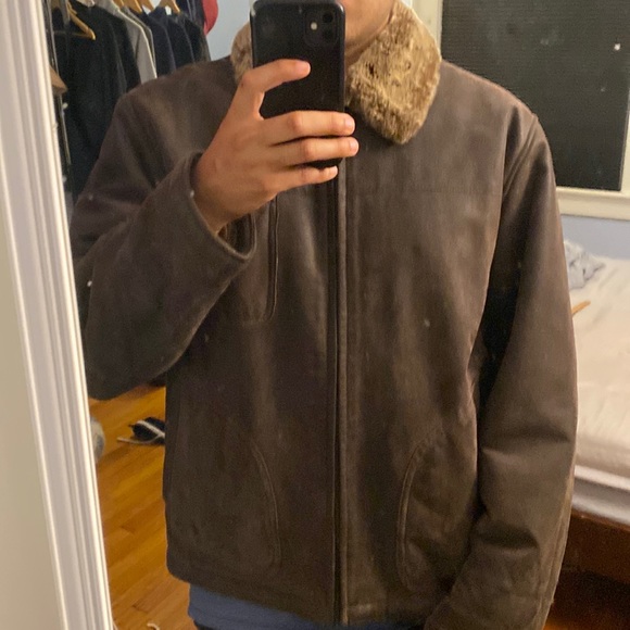 VINTAGE GENUINE LEATHER coat - Picture 2 of 9